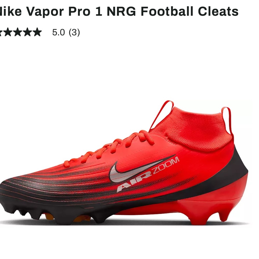 Nike Vapor Pro 1 NRG Red and Black Cleats